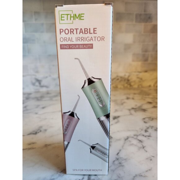 Ethme Portable Oral Irrigator 3 Modes 230mL 360° Clean Spa For Your Mouth White - Picture 1 of 5